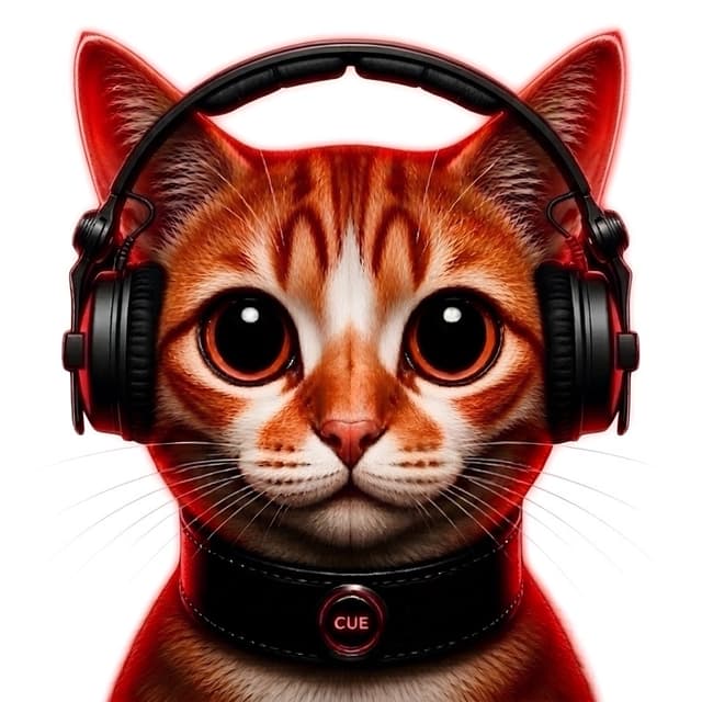 Parichay's avatar — a red tabby cat wearing DJ headphones